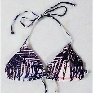 VS Pink Triangle Palm Bikini Top